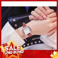 [SIÊU GIẢM GIÁ ĐÓN THU 2019] ĐỒNG HỒ NỮ DÂY DA ULZZANG MẶT VUÔNG PHONG CÁCH HÀN QUỐC