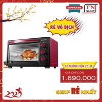 [SIÊU GIẢM GIÁ] LÒ NƯỚNG ĐIỆN 22LÍT SUNHOUSE SHD4222