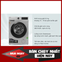 siêu giảm giá _  Máy giặt Toshiba Inverter 9.5 Kg TW-BK105S3V(SK)  _ miễn phí lắp đặt