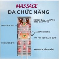 SIÊU GIẢM GIÁ SIÊU GIẢM GIÁ [NEU]Đệm Massage Toàn Thân.Thiết Kế Theo Tiêu Chuẩn Nhật Bản, Xua Tan Mệt Mỏi, Lưu Thông Khí
