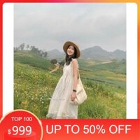 [SIÊU GIẢM GIÁ] VÁY TRẮNG CHÂN REN DÁNG XÒE SIÊU ĐẸP CHO NỮ