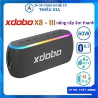 [SIÊU GIẢM GIÁ X8-3] Loa Bluetooth siêu trầm Xdobo X8 III 60W - DSP - TWS - IPX7 - Led RGB, X8 II, YOUTH, X5 Chính hãng