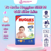 [SIÊU GÓI LỚN] Tã Quần Huggies Skincare Tràm Trà Tự Nhiên M106 M76 M42 - Bỉm Quần Huggies Cực Đại - Thanh Ngân Shop