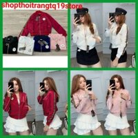 Siêu hot 2020..Áo Khoác Nữ Phi Xà Cừ Cao Cấp Chạy Sọc Logo