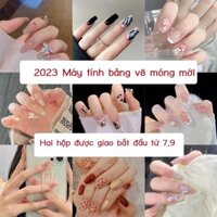 [Siêu Hot]  2023 Mới Làm Móng Tay Đeo Móng Tay Nhỏ Hương Thơm Ngón Tay Dán Móng Tay Sinh Viên Móng