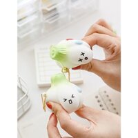 [SIÊU HOT 2023]Củ tỏi, biểu cảm dễ thương, nhúm củ tỏi, hồi phục chậm, mặt dây chuyền đồ chơi, trang trí, giải nén và qu