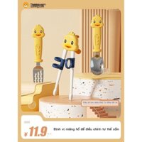 [SIÊU HOT 2023]Đũa tập ăn cho trẻ em 3 tuổi 6 tuổi tập ăn Bộ đồ ăn cho trẻ em 1-2-3 tuổi Đũa miệng hổ 2401