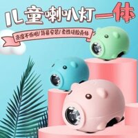 [SIÊU HOT 2024] Chuông Xe Đạp Sừng Heo Đèn Trước Sạc USB Cân Bằng Xe Tay Ga Hoạt Hình Đèn Trẻ Em Đi