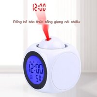 [SIÊU HOT 2024] Đồng hồ chiếu, đồng hồ báo thức điện tử, tín hiệu thời gian bằng giọng nói tiếng An