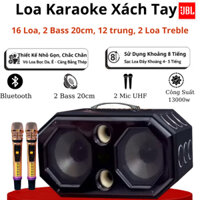 SIÊU HOT 2024 | Loa Xách Tay 16 Đường Tiếng Z20PRO V Hệ Thống 16 Loa, 2 Bass 20cm, 12 trung, 2 Loa Treble - Có Reverb