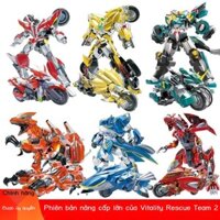 [SIÊU HOT 2024] Sức Sống Đội Cứu Hộ 2 Khủng Long Dũng Cảm Biến Hình Đại Bàng Bay Sư Tử Rồng King Ko