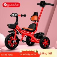 [SIÊU HOT 2024] Xe đạp ba bánh trẻ em 1-3-2-6 tuổi lớn xe đẩy em bé xe đạp xe đẩy đồ chơi trẻ em xe