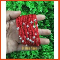 [SIÊU HOT] 50 Dây chỉ đỏ bi bạc
