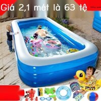 [Siêu Hot]  Bể bơi bơm hơi dày hộ gia đình người lớn có thể gập lại bồn tắm trẻ em mái chèo bể bơi