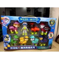 [SIÊU HOT] BỘ ĐỒ CHƠI CHÚ CHÓ CỨU HỘ BIẾN HÌNH PAW PATROL 8 NHÂN VẬT- RYDER VÀ NHỮNG NGƯỜI BẠN