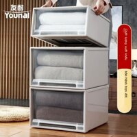 [Siêu Hot]  Dày Ngăn Kéo Loại Tủ Bảo Quản Tủ Nhựa Trong Suốt Dung Tích Lớn Quần Áo Sắp Xếp Lưu Trữ