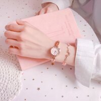 [Siêu Hot] Đồng hồ nữ học sinh khí chất đơn giản Phiên bản Hàn Quốc nữ sinh trung học cơ sở nhỏ và không thấm nước hệ th