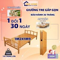 [SIÊU HOT] Giường Tre Gấp Gọn Cao Cấp, Giường Tre Bà Đẻ Tiện Lợi, giường tre gấp gọn an toàn cho da