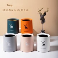 [Siêu Hot] hh3pjv346fBắc Âu Máy Tính Để Bàn Nhỏ Thùng Rác Nhà Bàn Phòng Khách Tròn Không Nắp Ống Mini Ẩn Túi Rác Sọt Rác