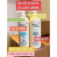 [Siêu Hot Hít] Dầu Cặp Biotin&Colagen Siêu Mềm Mượt - Kích thích mọc tóc