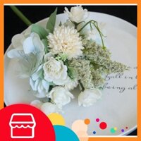 [Siêu Hot] Hoa cầm tay cô dâu giả cẩm tú cầu ❤️FREESHIP❤️ Hoa giả, hoa cầm tay chất liệu lụa cao cấp (có video)