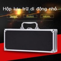 [Siêu Hot]  Hộp dụng cụ phần cứng di động, hộp đựng các bộ phận nhỏ, vali, linh kiện hợp kim nhôm,