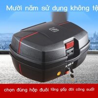 [Siêu Hot] Hộp đuôi xe máy cốp xe điện công suất lớn hộp đựng đồ tăng dày hộp hành lý đa năng