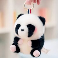 [Siêu Hot]  Ins dễ thương hamster túi đi học mặt dây chuyền thỏ gấu trúc con búp bê nhỏ túi mặt dây