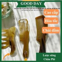 [SIÊU HOT] Lược Sừng Trâu Tự Nhiên – Chống Tĩnh Điện, Giảm Gãy Rụng, Massage Da Đầu