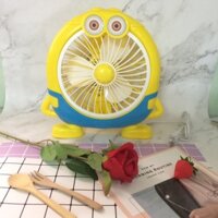 siêu hót Quạt mini để bàn doremon,minion,heo xinh... QDB