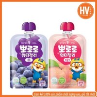 [SIÊU HOT ] Thạch Hoa Quả Cho Trẻ Em Pororo Paldo Hàn Quốc 120ml 뽀로로워터젤리 - Giúp Tăng Sức Đề Kháng Tăng Khả Năng Hấp Thu Cho Bé Vị Thơm Ngon - Vị Đào/Nho - 120ml