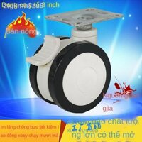 [Siêu Hot] ◄Thiết bị làm đẹp xe đẩy y tế bằng sắt phẳng 3 inch Máy tẩy lông OPT đo oxy nước có phanh chân bánh trượt đa