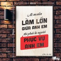 [Siêu Hot]  Tranh công giáo TBIG-CG001: Ai muốn làm lớn giữa anh em thì phải là người phục vụ anh em 40x55cm