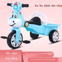[Siêu Hot]  Xe ba bánh hoạt hình dành cho trẻ em có thể gập lại với xe đạp xô cho bé 1-3-5 tuổi có