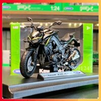 Siêu Hot Xe mô hình Kawasaki Z1000 tỉ lệ 1:18 Welly chính hãng