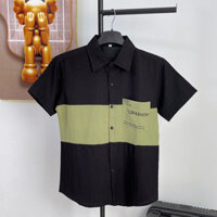 [SIÊU HOT]💥Áo sơ mi nam hàn quốc ngắn tay họa tiết cao cấp vải đũi đẹp thời trang