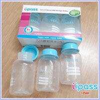 🎁SIEU HOT🎁Bộ 3 Bình trữ sữa Upass (125ml/ bình) - cất trữ sữa tiện lợi cho mẹ và bé