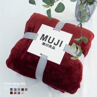 Siêu Khuyến Mãi Chăn tuyết Muji 2 Lớp Siêu Mềm Mịn Chuẩn Hàng Loại 1