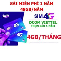 Siêu KHUYẾN MẠI GIÁ SIÊU RẺ Sim 4G Viettel D500 Trọn gói 1 năm không cần nạp tiền điện thoại