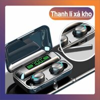 SIÊU KHUYẾN MÃI 🔥HOT DEAL🔥 Tai nghe bluetooth AMOI F9 PRO, cảm biến vân tay, đèn led hiển thị pin, tai nghe không dây