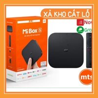 SIÊU KHUYẾN MÃI Tivi Box Xiaomi Mi box S 4K SX 2020 Bản Quốc Tế Tiếng Việt Tìm Kiếm Giọng Nói $$