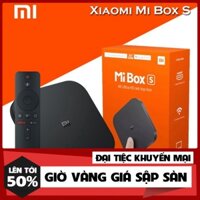 SIÊU KHUYẾN MÃI Tivi Box Xiaomi box S 4K SX 2020 Bản nước ngoài Tiếng Việt tìm tòi Giọng Nói SIÊU KHUYẾN MÃI