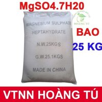 Siêu Magie Sunfat - MgSO4 99% Giúp Cây Xanh Tốt, Biến Vàng Thành Xanh - BAO 25 KG
