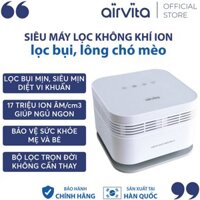 Siêu máy lọc không khí mini ion âm lọc bụi mịn, lông thú cưng Airvita Dust Zero PM1.0 -TOP1 Hàn Quốc