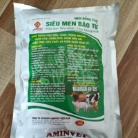 Siêu men bào tử cao cấp cho vật nuôi 1kg (có gói nhỏ trong) men sống tan phòng tiêu chảy, tăng trọng nhanh.l
