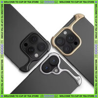 Siêu Nhẹ Xung Sang Trọng Vỏ Điện Thoại Arc Nhôm Kim Loại Ốp Lưng IPhone 13 14 15 16 Pro Max 16 Pro Plus CustomPhone Case