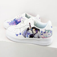 Siêu phẩm Af1 custom Shinobu Anime Kimetsu no yaiba full box size 36 - 43