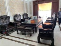 Siêu Phẩm Bàn Ghế Âu Á Như Ý Voi Tay Đặc Gỗ Mun Hoa Lào Cao Cấp (Anh Thắng, Hải Phòng)