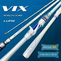 Siêu Phẩm Cần Lure Vix Bạch Kim Khoen Fuji size 1m8 2m1 2m4