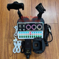 Siêu Phẩm Giá Rẻ 2023 , Bộ Thu Âm Livestream Micro LGT240 + Card K900 Tặng kẹp mic và kẹp điện thoại , tai nghe đầy đủ